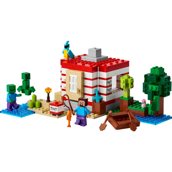 Фото - Конструктор LEGO Minecraft Будинок з вибухівки в джунглях (21275)