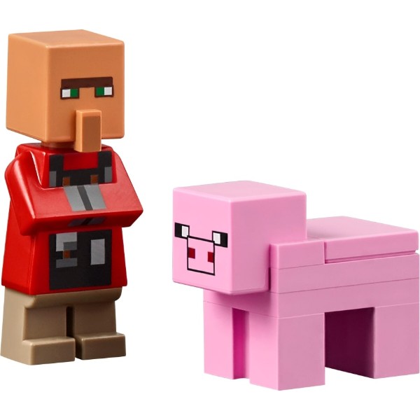 Фото - Конструктор LEGO Minecraft Аванпост разбойников и опустошитель (21278)
