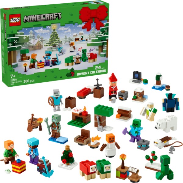 Фото - Конструктор LEGO Minecraft Адвент календар 2025 (21280)