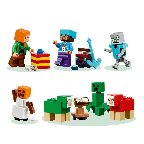 Фото - Конструктор LEGO Minecraft Адвент календар 2025 (21280)