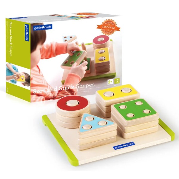 Фото - Сортер Guidecraft Manipulatives Фигуры геометрии (G6738)