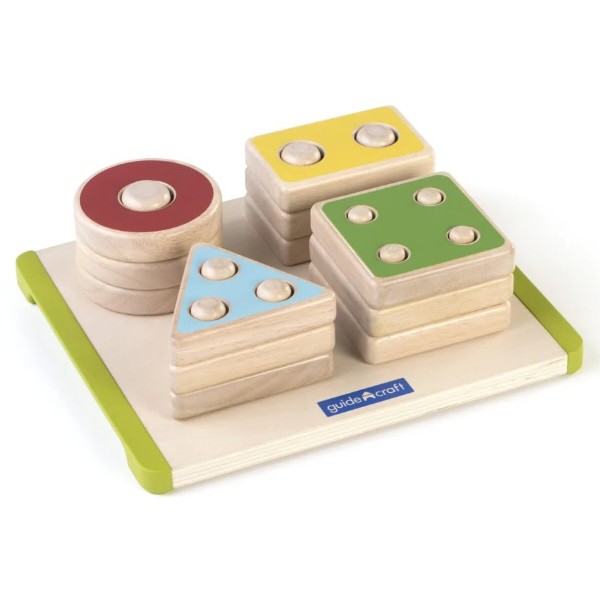 Фото - Сортер Guidecraft Manipulatives Фигуры геометрии (G6738)