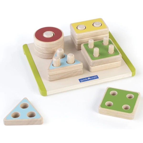 Фото - Сортер Guidecraft Manipulatives Фигуры геометрии (G6738) Фото - Сортер Guidecraft Manipulatives Фигуры геометрии (G6738)