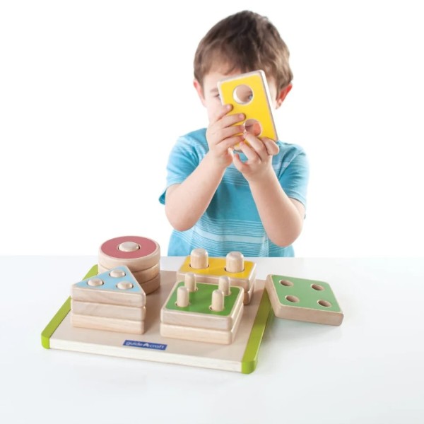 Фото - Сортер Guidecraft Manipulatives Фигуры геометрии (G6738)