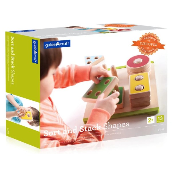 Фото - Сортер Guidecraft Manipulatives Фигуры геометрии (G6738)