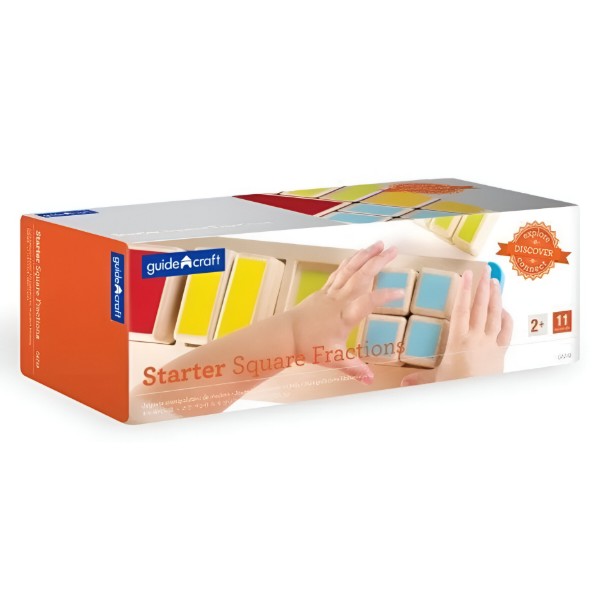Фото - Сортер Guidecraft Manipulatives Части квадрата (G6748)