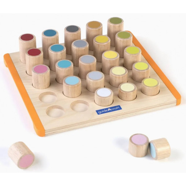 Фото - Сортер Guidecraft Manipulatives Кольорові циліндри (G6734)