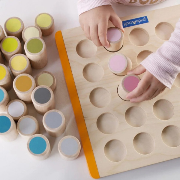Фото - Сортер Guidecraft Manipulatives Кольорові циліндри (G6734)