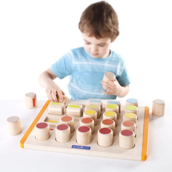 Фото - Сортер Guidecraft Manipulatives Счетные цилиндры (G6902)
