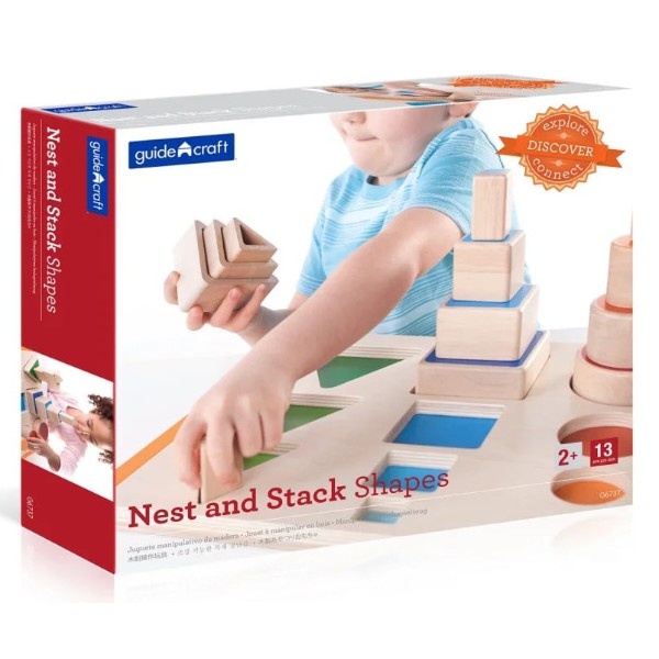 Фото - Сортер Guidecraft Manipulatives Фигуры и размеры (G6737)