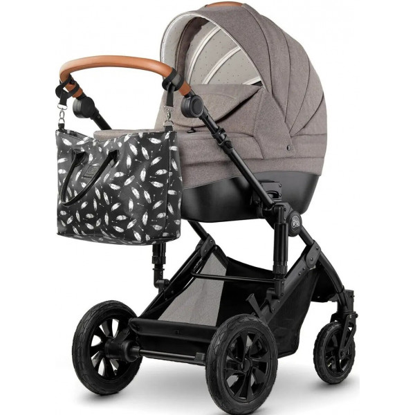 Фото - Коляска универсальная 2 в 1 Kinderkraft Prime Beige + MommyBag (KKWPRIMBEG20000)