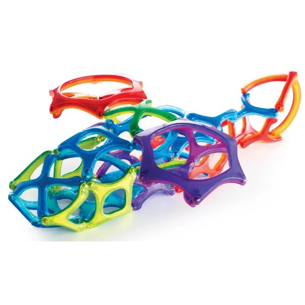 Фото - Магнітний конструктор Guidecraft PowerClix Organics, 74 деталі (G9432)