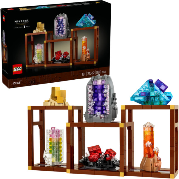Фото - Конструктор LEGO Ideas Колекція мінералів (21362)