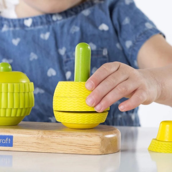 Фото - Пірамідка Guidecraft Manipulatives Фрукти (G6732)