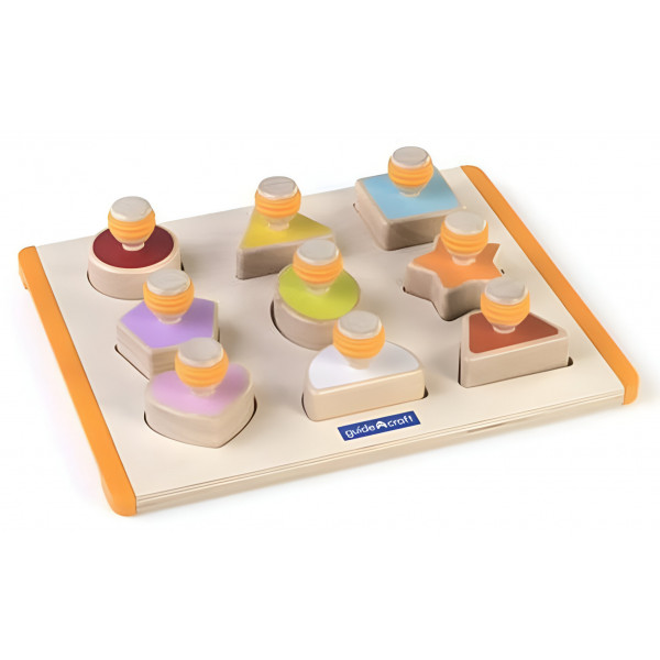 Фото - Сортер Guidecraft Manipulatives Форми з ручками (G6742)