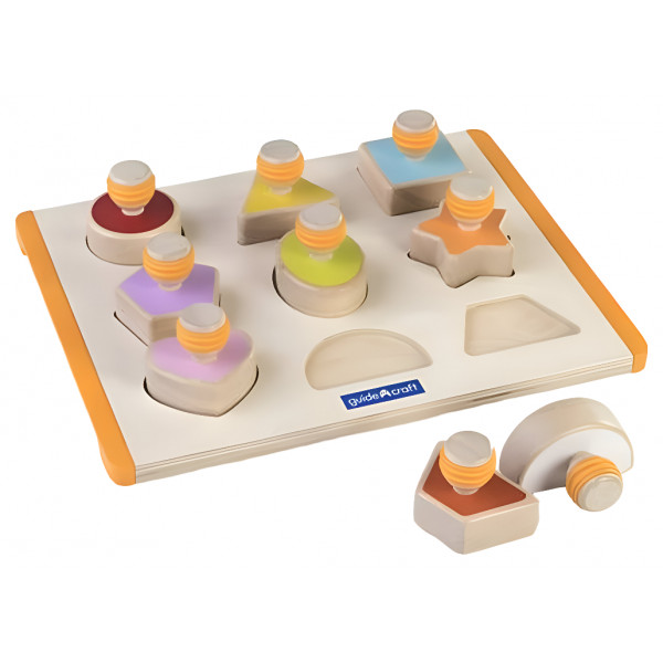 Фото - Сортер Guidecraft Manipulatives Форми з ручками (G6742)