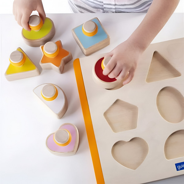 Фото - Сортер Guidecraft Manipulatives Форми з ручками (G6742)