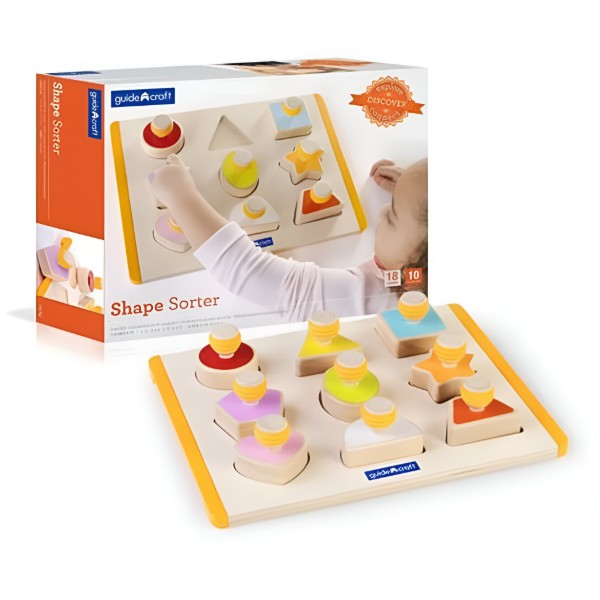 Фото - Сортер Guidecraft Manipulatives Формы с ручками (G6742)