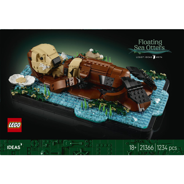 Фото - Конструктор LEGO Ideas Плавающие морские выдры (21366)