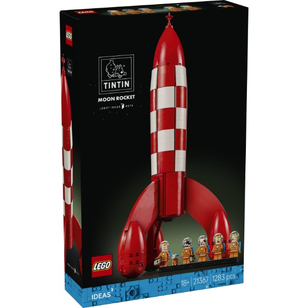 Фото - Конструктор LEGO Ideas Лунная ракета Tintin® (21367)