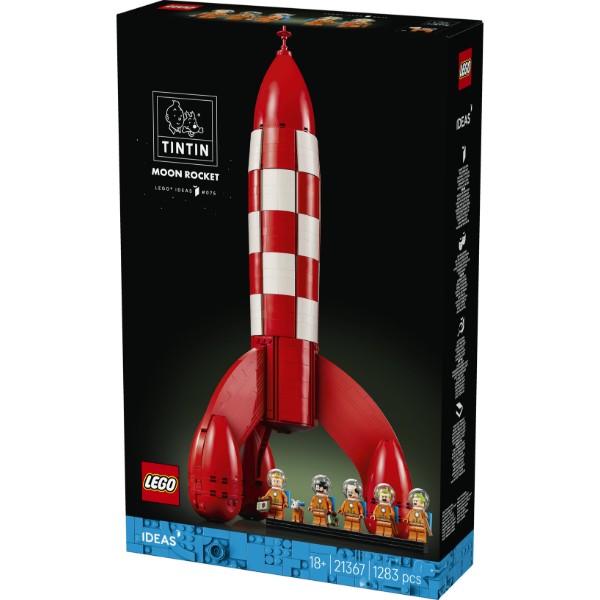 Фото - Конструктор LEGO Ideas Лунная ракета Tintin® (21367)