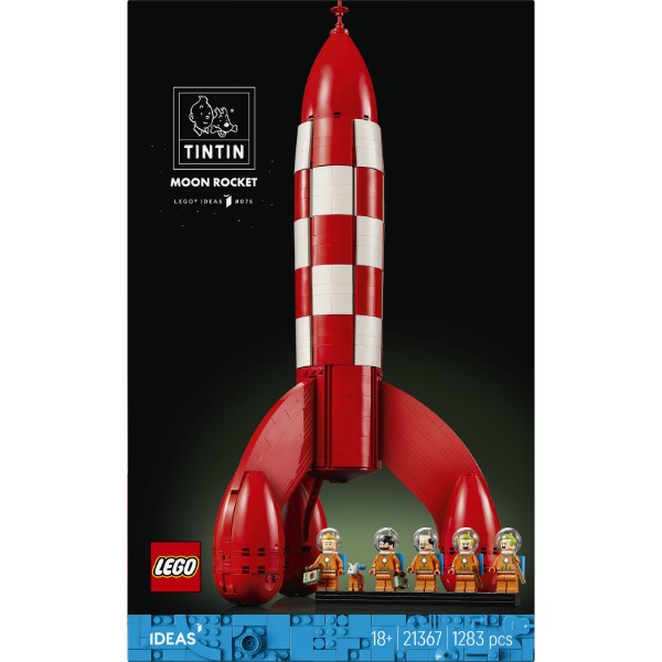 Фото - Конструктор LEGO Ideas Лунная ракета Tintin® (21367)