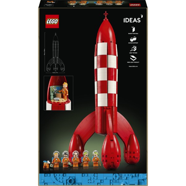 Фото - Конструктор LEGO Ideas Лунная ракета Tintin® (21367)