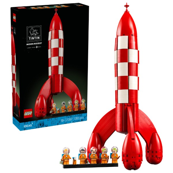 Фото - Конструктор LEGO Ideas Лунная ракета Tintin® (21367)