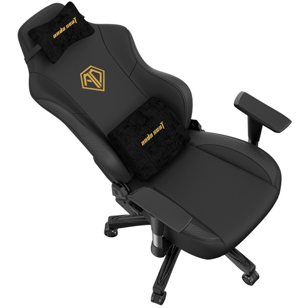 Фото - Крісло для геймерів Anda Seat Phantom 3 Size L Black & Gold (AD18Y-06-B-PVC)