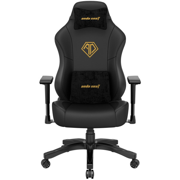 Фото - Крісло для геймерів Anda Seat Phantom 3 Size L Black & Gold (AD18Y-06-B-PVC)