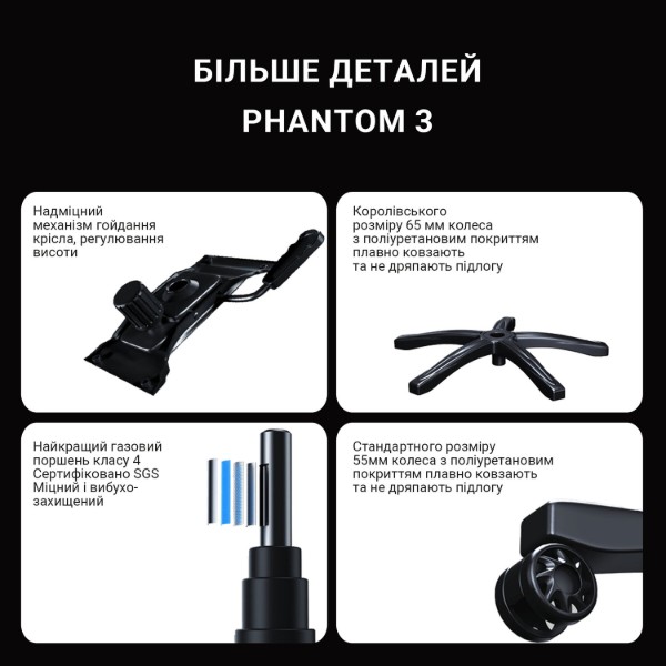 Фото - Крісло для геймерів Anda Seat Phantom 3 Size L Pink (AD18Y-06-P-PV)