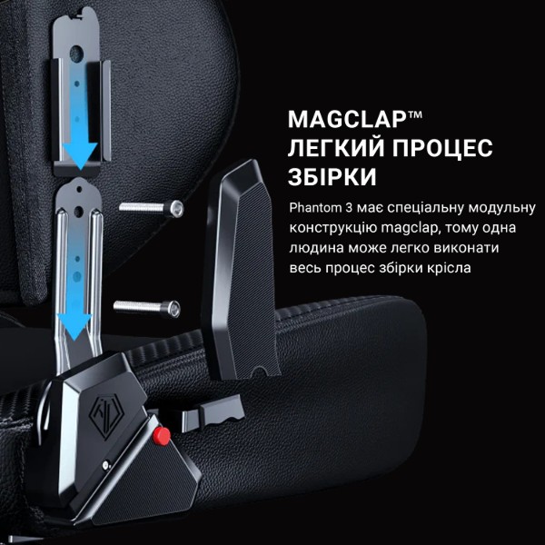 Фото - Крісло для геймерів Anda Seat Phantom 3 Tiger edition Orange PVC Size L (AD18Y-14-OB-PV/C)