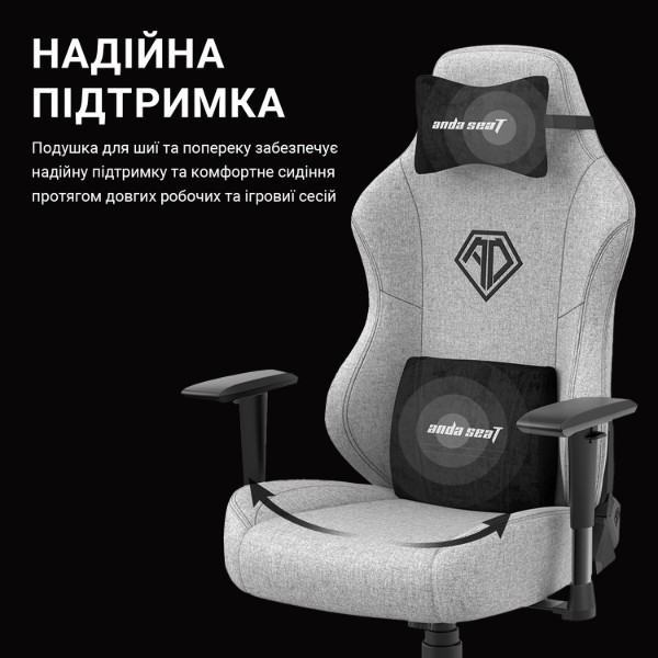 Фото - Крісло для геймерів Anda Seat Phantom 3 Size L Pink (AD18Y-06-P-PV)