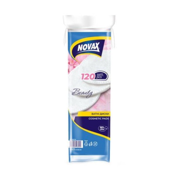 Фото - Ватні диски Novax 120 шт. (4751023298900)