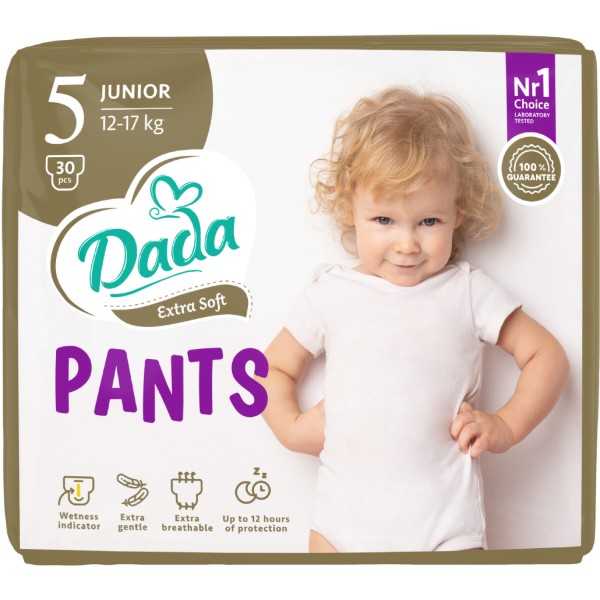 Фото - Одноразовые подгузники-трусики Dada Extra Soft Размер 6 XL (15+ кг), 28 шт. (980696)