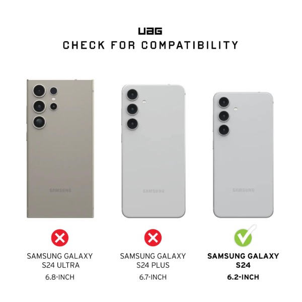 Фото - Чехол для смартфона UAG for Samsung Galaxy S24, Metropolis LT Pro, Kevlar Black (214418113940)