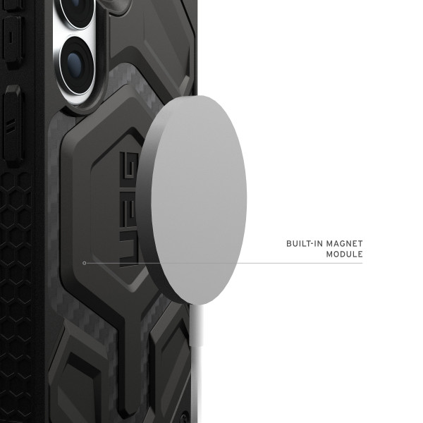 Фото - Чехол для смартфона UAG for Samsung Galaxy S26, Monarch Pro with Magnet, Carbon Fiber (214515114242)