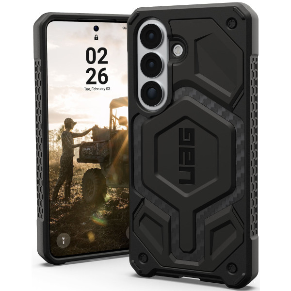 Фото - Чехол для смартфона UAG for Samsung Galaxy S26, Monarch Pro with Magnet, Carbon Fiber (214515114242)