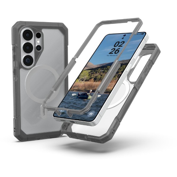 Фото - Чохол для смартфону UAG for Samsung Galaxy S26 Ultra, Trooper with Magnet, Clear/Ash (214516114G31)