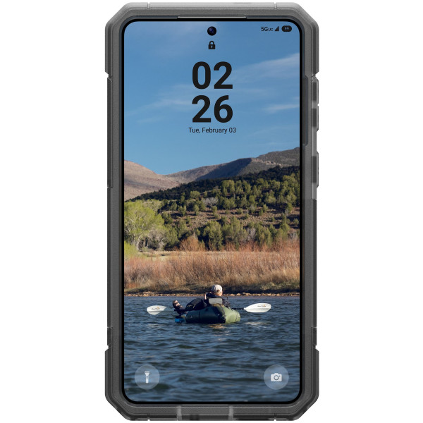 Фото - Чехол для смартфона UAG for Samsung Galaxy S26+, Trooper with Magnet, Clear/Ash (214517114G31)