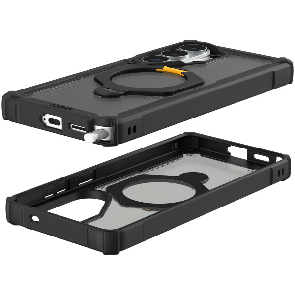 Фото - Чохол для смартфону UAG for Samsung Galaxy S26 Ultra, Plasma XTE 360 with Magnet, Black/Pop Heritage Yellow (214525114040)