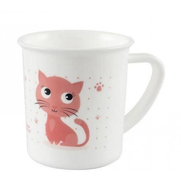 Фото - Набір дитячий Canpol babies пластиковий столовий Cute Animals, котик 5 пр. (4/401_pin)