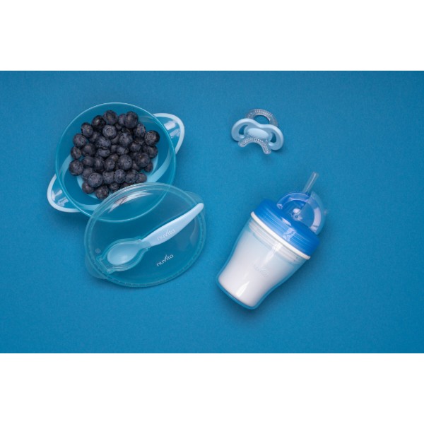 Фото - Набір дитячий 3 пр. Nuvita дорожній Blue (NV1421COOLBlue)