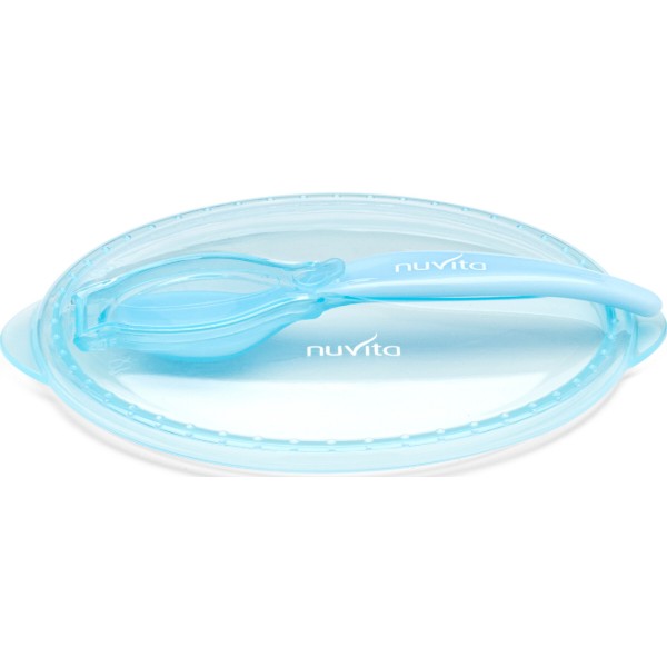 Фото - Набір дитячий 3 пр. Nuvita дорожній Blue (NV1421COOLBlue)