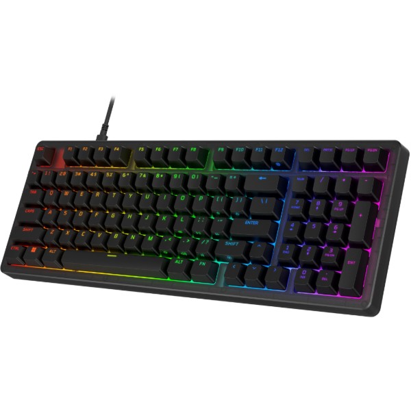 Фото - Клавіатура дротова ігрова HyperX Origins 2 1800 HX Red USB Black (B4QS4AA)