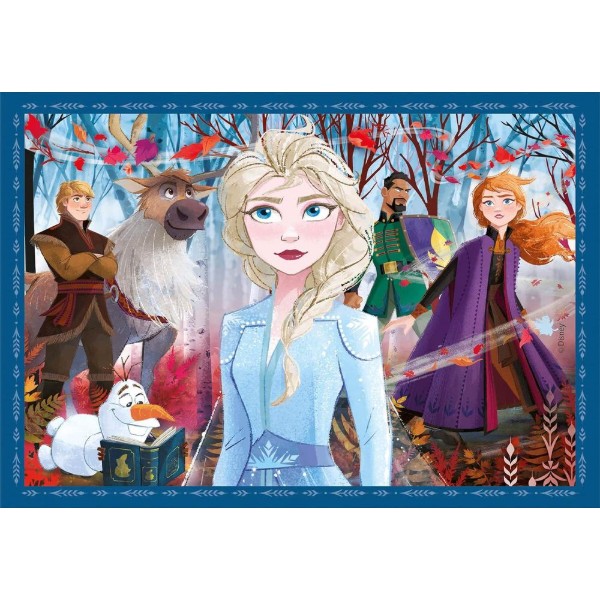 Фото - Пазлы (3-4 года) Clementoni 4 в 1 Frozen 12,16,20 та 24 эл. (21518)