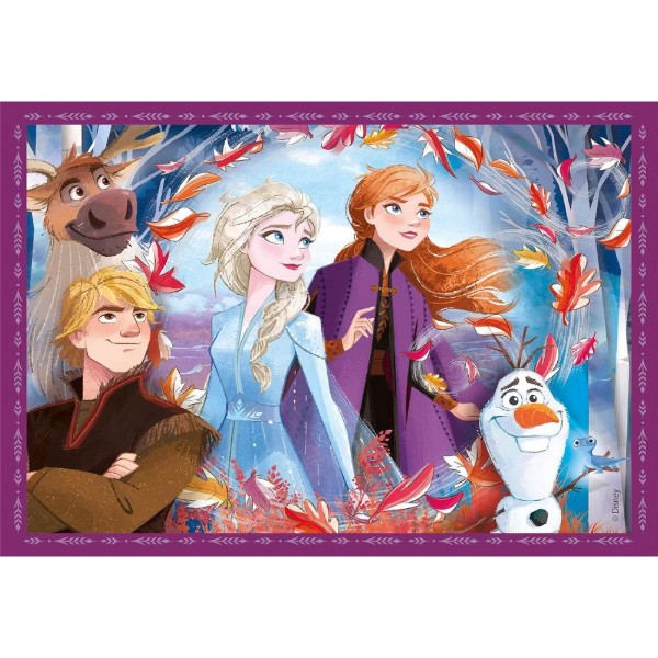 Фото - Пазлы (3-4 года) Clementoni 4 в 1 Frozen 12,16,20 та 24 эл. (21518)