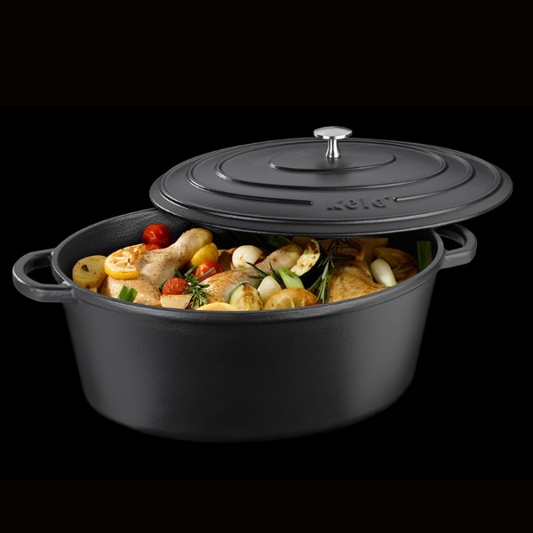 Фото - Кастрюля Kela Calido 36х29х15 см 9.3 л Black (12474)