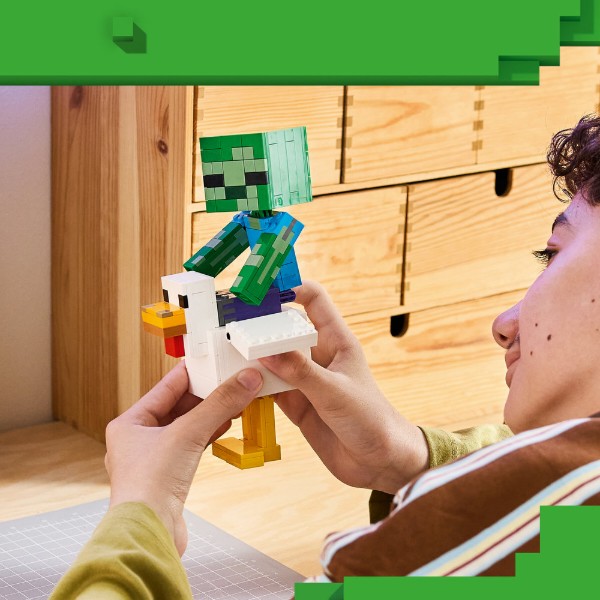 Фото - Конструктор LEGO Minecraft Курячий Жокей (21582)