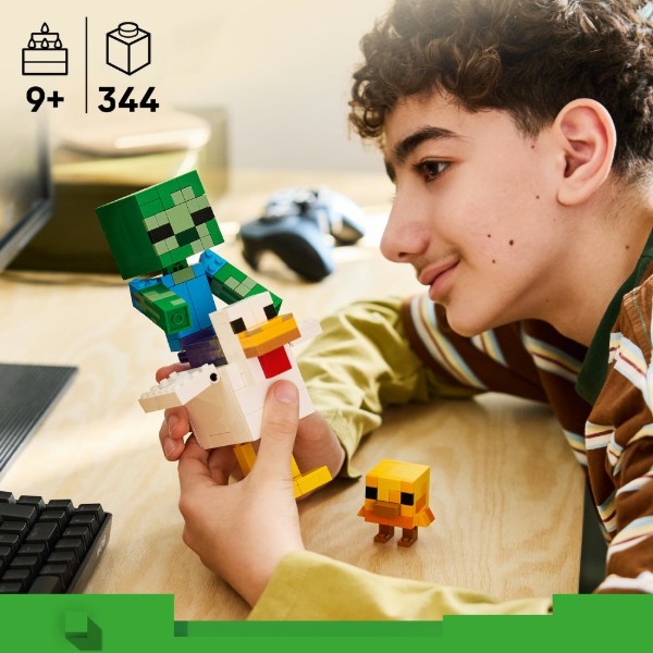 Фото - Конструктор LEGO Minecraft Курячий Жокей (21582)